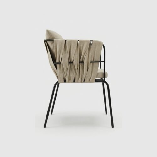 silla-thony-metal-lateral-02 Silla Thony de metal (acero), ideal para eventos.