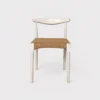 Silla Bassi de madera para eventos. Estructura de madera de pino y asiento tejido con cuerda de celulosa natural.