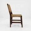 Silla María para Restaurantes, estructura de madera de pino con asiento y respaldo tejido en celulosa natural. Estilo rústico ideal para interiores.