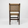 Silla María para Restaurantes, estructura de madera de pino con asiento y respaldo tejido en celulosa natural. Estilo rústico ideal para interiores.