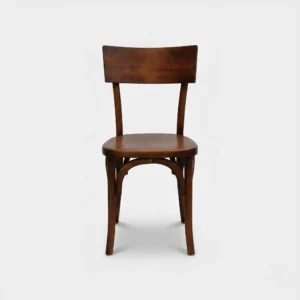 Silla Noback de madera para eventos. Estructura de madera con asiento tambor.