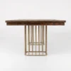 Mesa Mica de madera para eventos. Cubierta rectangular en madera de pino para 8 o 10 comensales.