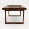 Mesa Portería de Madera para eventos. Cubierta y base en pino sólido. Ideal para bodas campestres o eventos boho-chic.