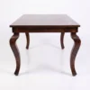 Mesa Principal de madera para eventos. Cubierta rectangular en madera de pino para 6 a 8 comensales. Base en madera de pino.