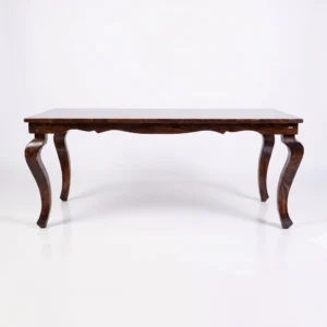 Mesa Principal de madera para eventos. Cubierta rectangular en madera de pino para 6 a 8 comensales. Base en madera de pino.