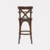 Silla Periquera Crossback de madera para niños. Respaldo cruceta en X, asiento tambor.